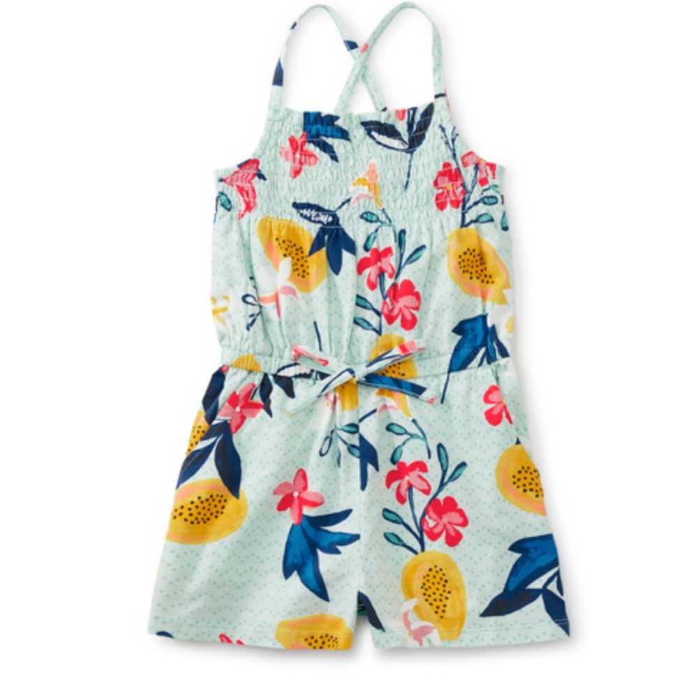 NWT Tea Collection Smocked Romper